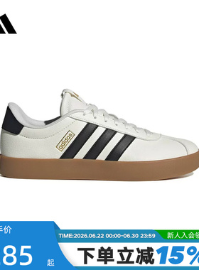 adidas阿迪达斯VL COURT 3.0德训鞋2026春男女运动T头板鞋 IH6574