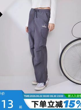 Converse匡威2026春新品多口袋复古休闲降落伞裤女长裤WCJ434-GDA
