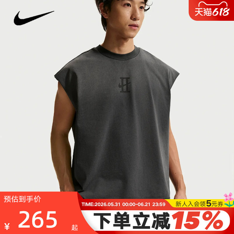 NIKE耐克夏季新款男子背心德文&middot;布克运动篮球无袖T恤 IF1569-010