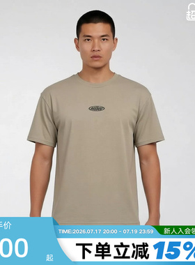 Nike耐克男T恤2026夏季运动训练宽松印花棉质圆领短袖 IR4977-229