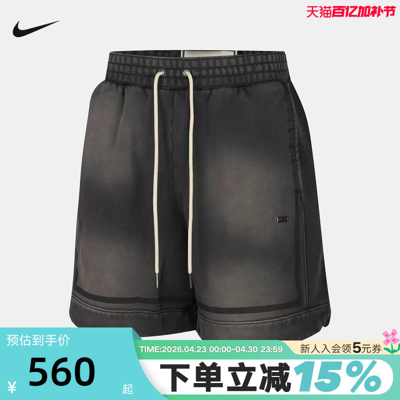 耐克篮球小标系列德文布克男子篮球加绒短裤新款运动裤IF1566-010