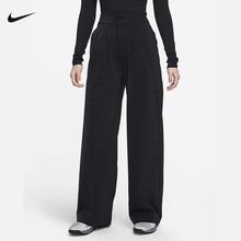 NIKE耐克宽松直筒裤女裤DRI-FIT速干薄款运动裤阔腿裤FQ2167-010