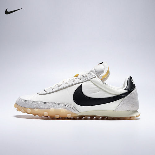 NIKE耐克男鞋WAFFLE RACER运动鞋拼接翻毛皮复古华夫鞋IM8658-101