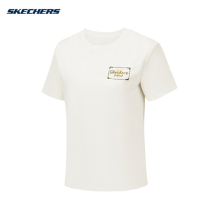 P226W119 休闲圆领T恤衫 Skechers斯凯奇26夏女士运动短袖 简约时尚