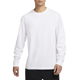 Nike耐克男装上衣春秋新款透气打底衫休闲圆领长袖T恤FB8586-100