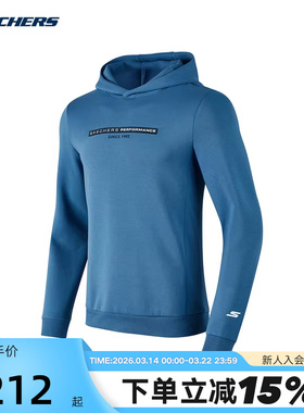 Skechers斯凯奇男士针织时尚休闲运动简约卫衣P423M136/0378