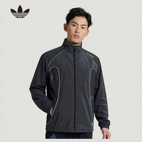 adidas阿迪达斯三叶草夹克夏男F50 TRACK TOP早春梭织外套 KY5765