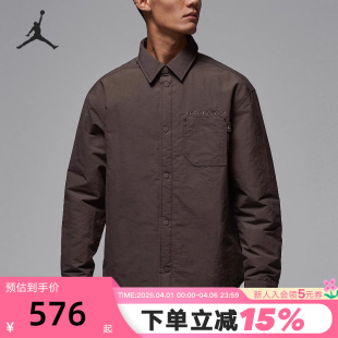 NIKE耐克男子长袖 春秋新款 Jordan复古翻领运动外套IM9720 237 衬衫