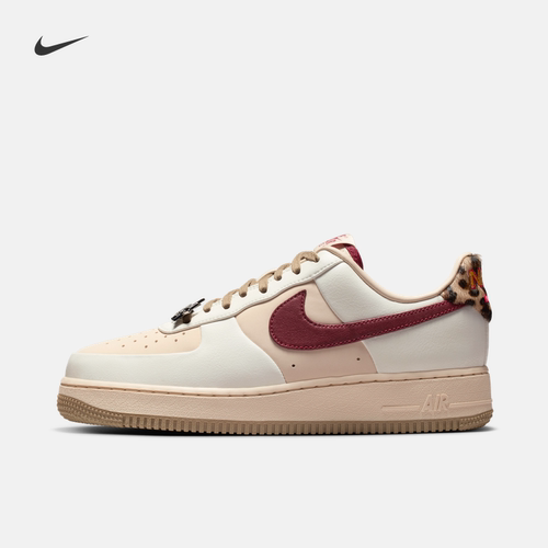 Nike耐克女鞋AIR FORCE 1豹纹空军一号运动鞋休闲板鞋IM7510-262