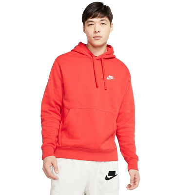 Nike耐克套头连帽衫男子春季新款起绒小标休闲卫衣BV2655-657