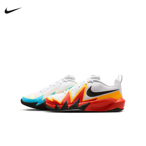NIKE耐克女鞋大童鞋S.T. DYNAMITE鸳鸯色小火星篮球鞋IO0281-100