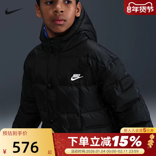 NIKE耐克Premium男女大童羽绒夹克冬季短款保暖羽绒服IQ6136-010
