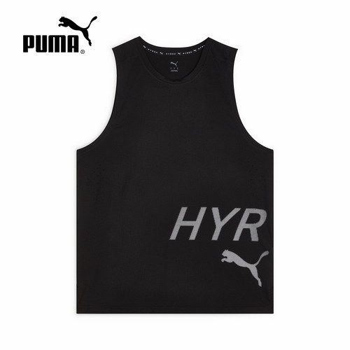 PUMA彪马男子【HYROX联名款】透气网眼训练运动开衩背心529230-01
