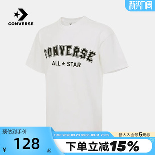UCJ640 宽松休闲T恤衫 001 运动短袖 Converse匡威秋男女同款