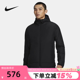 NIKE耐克棉服男冬季 010 黑色外套连帽保暖休闲运动棉衣夹克FB7545