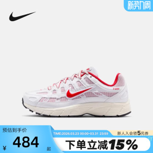 IQ1134 Nike耐克女鞋 6000缓震运动跑步鞋 白红色P 161 2026春新年款