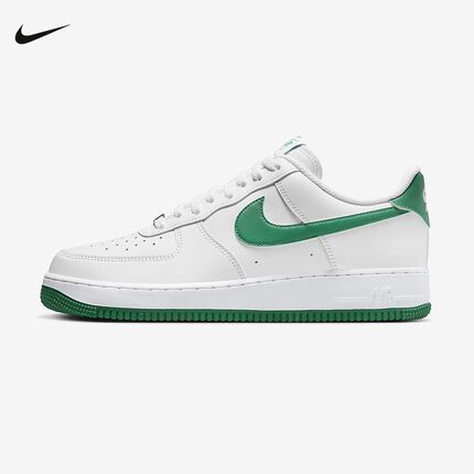 耐克Nike Air Force 1 AF1白绿 男子低帮空军一号板鞋FJ4146-102