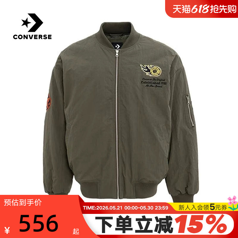 Converse匡威冬男子运动休闲棉服复古百搭时尚外套 MCJ1