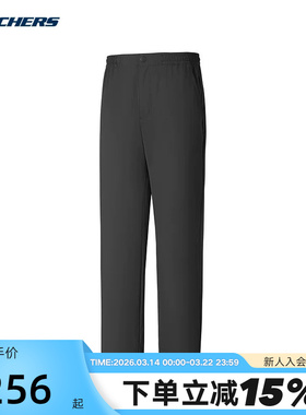 Skechers斯凯奇男直筒健身舒适休闲运动长裤 P225M166/0018