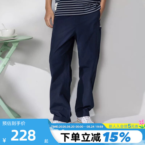 Converse匡威26夏男子运动裤直筒休闲裤宽松梭织长裤 MCJ790-695