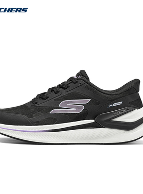 Skechers斯凯奇2026春女鞋厚底缓震跑步鞋透气运动鞋 129782/BLK