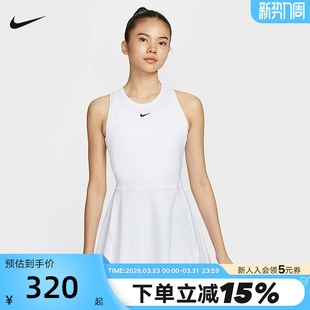 网球连衣裙FQ1781 Nike耐克女裙子夏新款 无袖 FIT速干修身 100 DRI