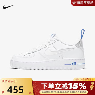 空军一号运动鞋 DD3227 AF1白蓝 休闲板鞋 100 小白鞋 Nike耐克女鞋