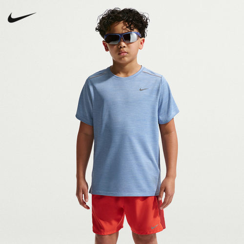 NIKE耐克大童运动T恤Dri-FIT速干透气短袖圆领上衣夏季IF2425-486