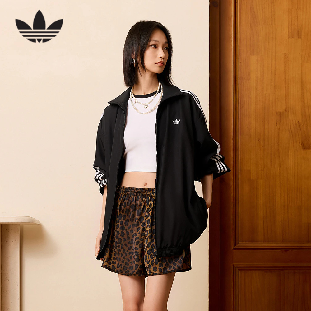 adidas阿迪达斯三叶草经典夹克2026春女FIREBIRD梭织外套 KD2894图片
