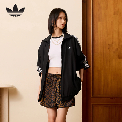 adidas阿迪达斯三叶草经典夹克2026春女FIREBIRD梭织外套 KD2894