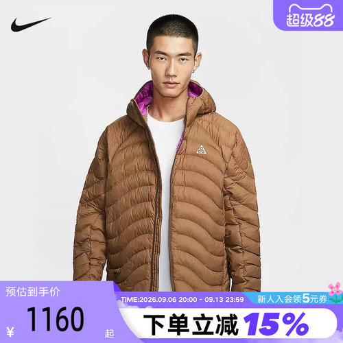 耐克ACG棉服男冬季户外宽松面包服连帽P棉夹克外套 HJ3736-235