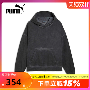 635302 宽松落肩休闲运动连帽卫衣 男女情侣套头衫 PUMA彪马冬季