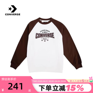 Converse匡威冬秋冬男女复古撞色长袖 T恤 UCJ082 J9T 上衣插肩袖