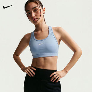 Nike耐克女子运动内衣健身训练BRA支撑速干衬垫文胸衣 DX6822-407