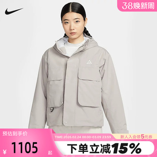 耐克ACG棉服女子STORM-FIT防风保暖夹克工装P棉外套FV7328-009