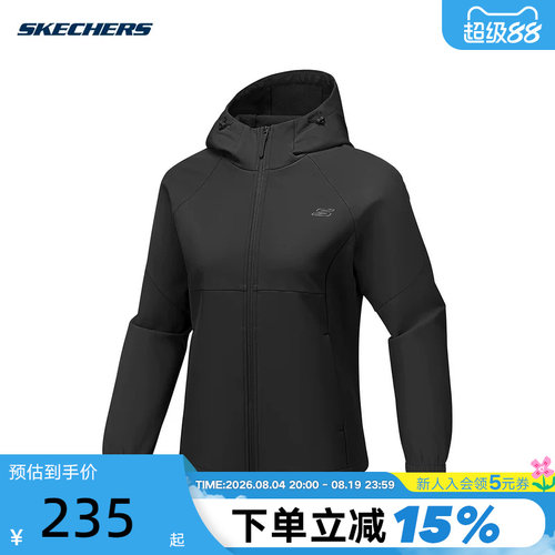 SKECHERS斯凯奇女子运动健身夹克外套P425W184/0018