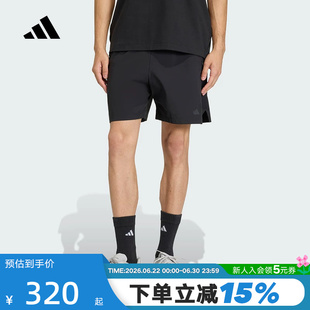 adidas阿迪达斯ZNE黑标制服拒水凉感五分裤夏男梭织短裤 KD8488