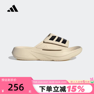 男女拖鞋 JS3586 SLIDE凉鞋 adidas阿迪达斯夏日懒人拖LIGHTBLAZE