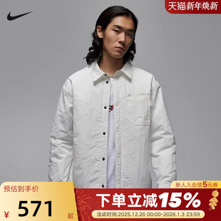 Jordan复古翻领运动外套IM9720 25冬新款 133 衬衫 NIKE耐克男子长袖