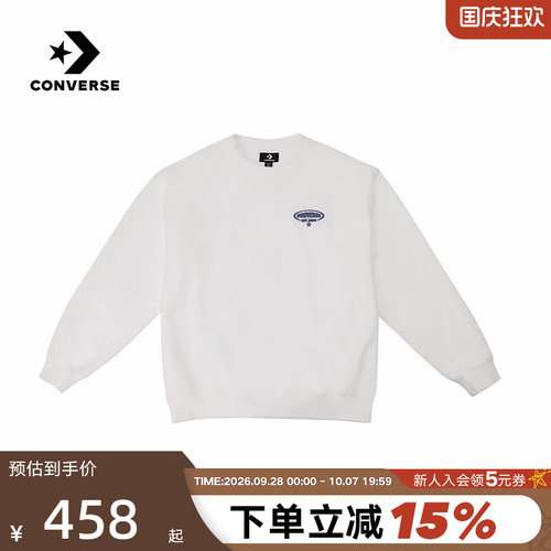Converse匡威2026冬新品男女休闲宽松套头衫运动卫衣 UCK411-W2Y