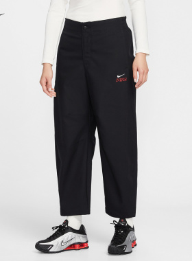 NIKE耐克女裤2026春季新款工装裤直筒裤阔腿裤九分裤IQ3824-010