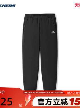 Skechers斯凯奇秋冬款女士裤子户外休闲裤加绒长裤L425W092/0018
