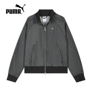 MUSINSA联名PUMA彪马夏季新款女子休闲运动夹克梭织外套638017-01