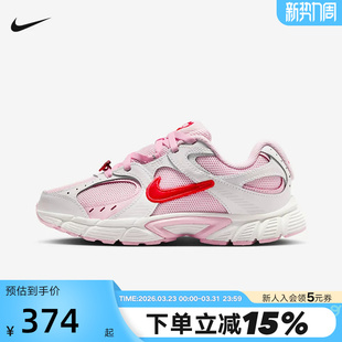 粉白色V5 IQ0221 RNR大童运动鞋 跑步鞋 121 轻便网面鞋 NIKE耐克女鞋