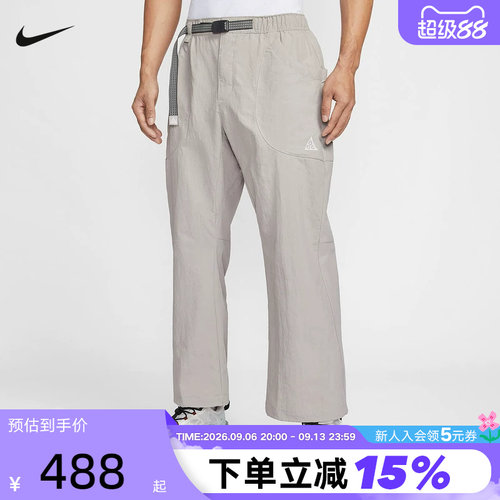 NIKE耐克ACG男裤夏新款宽松运动裤工装裤户外直筒长裤IF0914-009