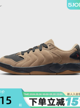 Nike耐克男鞋JORDAN SESSION棕黑色低帮复古板鞋运动鞋IB3731-200