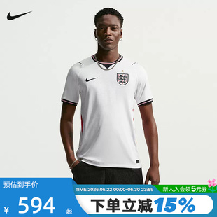 耐克2026赛季英格兰队男子速干足球短袖球衣NIKE DRI-FIT IB5290