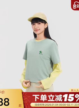 PONY波尼春季新品女子休闲运动耐磨抗菌凉感短袖T恤251W2AT21