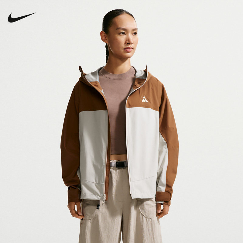 NiKE耐克女外套户外硬壳衣ACG防风拒水连帽夹克秋新款HJ0247-281图片