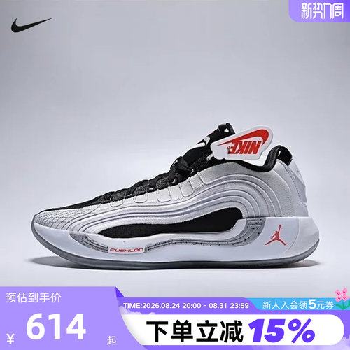 Nike耐克男鞋JORDAN LUKA 4东契奇4代黑白银实战篮球鞋HF0824-101
